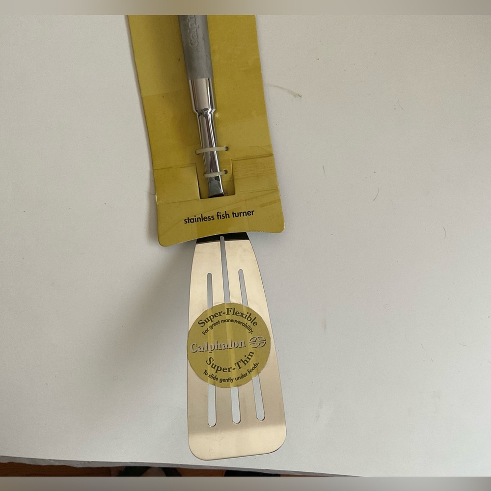 Calphalon Sainless Slotted Fish Turner NEW - Picture 3 of 8